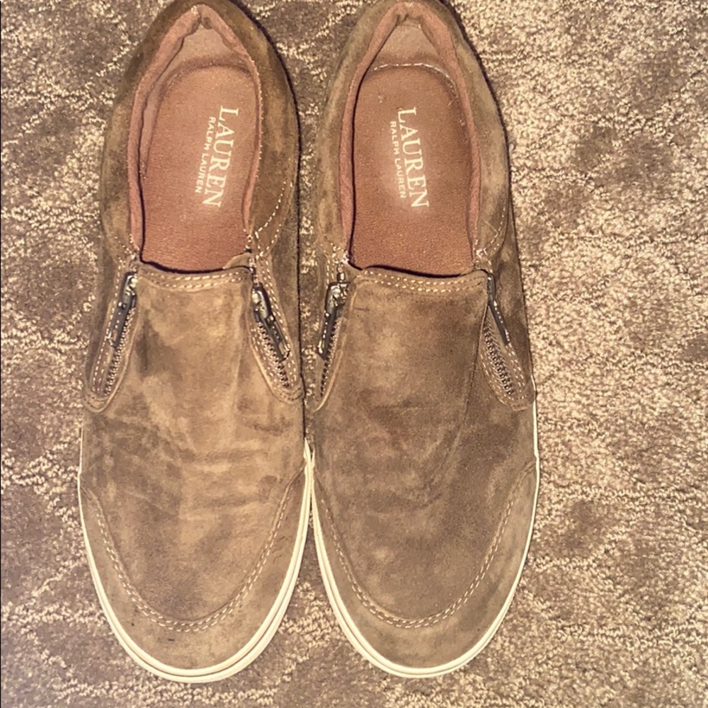 Ralph Lauren Brown Suede Shoes